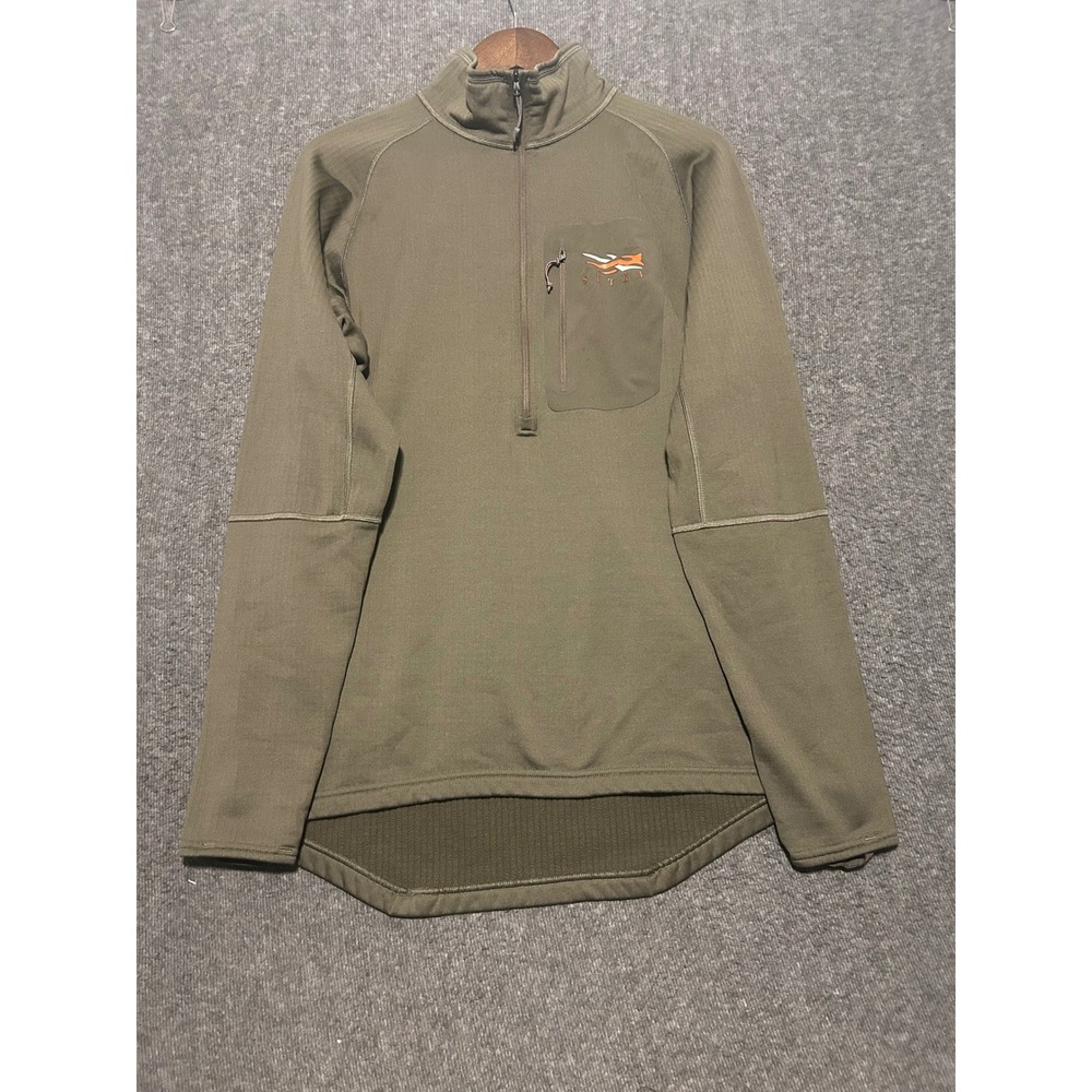 Sitka Gear Core Heavyweight Zip-T Mens XL Olive Green Layering Hunting